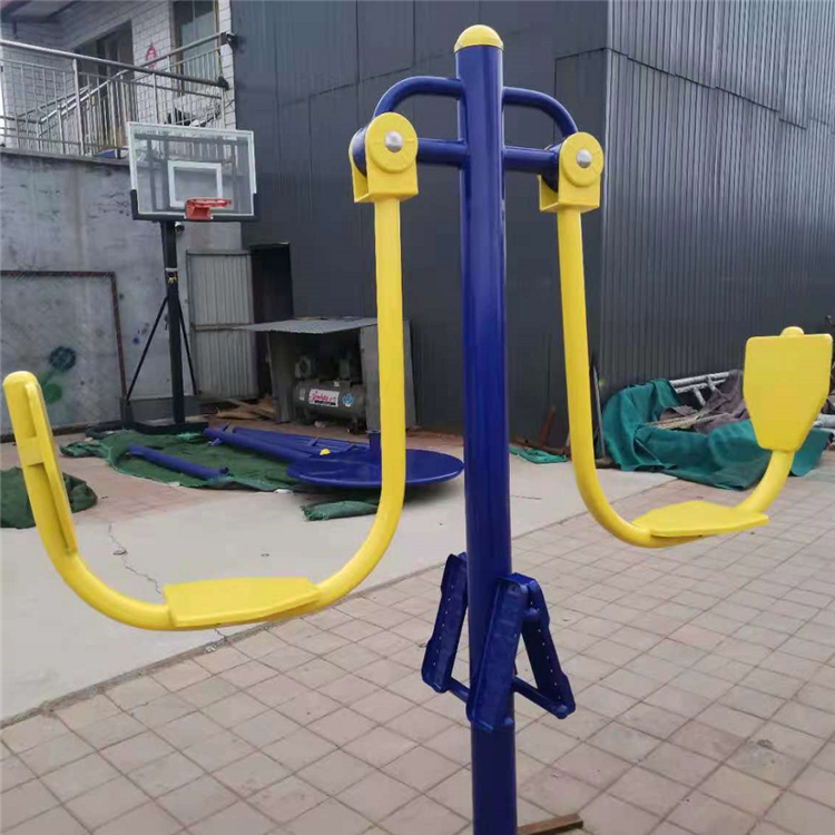 泰昌户外健身器材厂家-双人坐蹬训练器-双人坐蹬器-室外健身器材价格