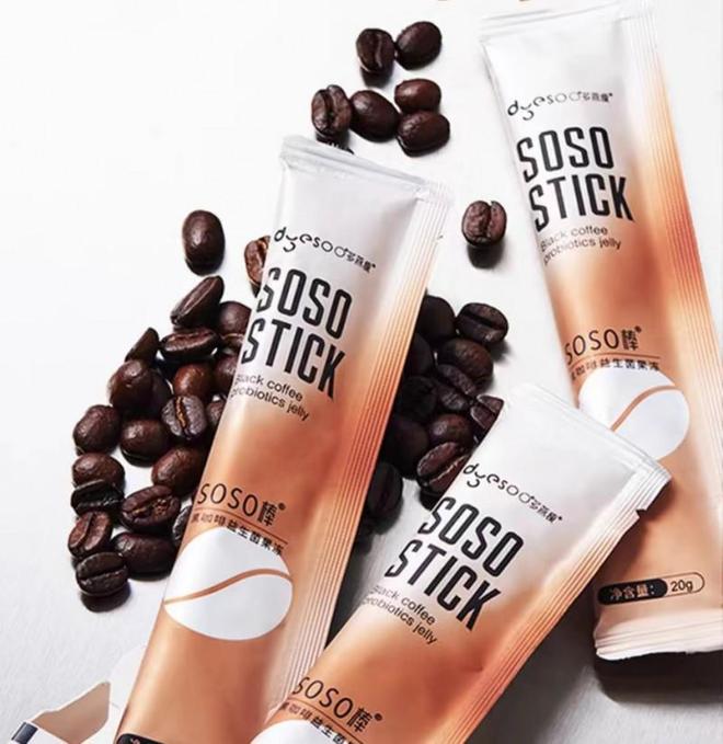 多燕瘦SOSO棒黑咖啡益生菌果冻：健康生活的轻盈伴侣