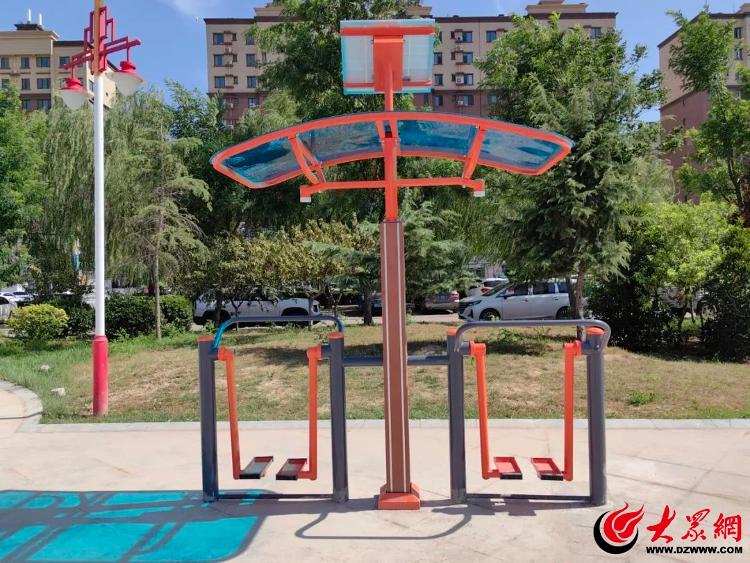 Pg电子网站：快来打卡！郓城县首批智能健身器材已上线_郓城_大众网(图3)