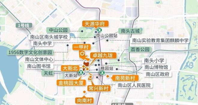 卓越九珑]世界南山·地铁口·网红盘建面约83-119㎡3-4房住宅(图11)