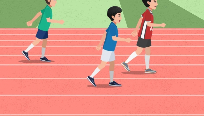 男子跑步解压顺手将胖儿子练成健将从气喘吁吁到健步如飞(图2)