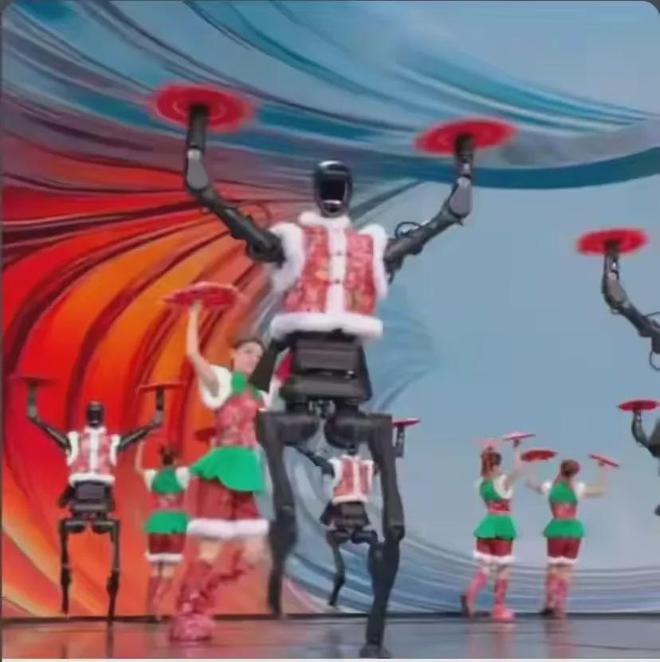 张艺谋指挥机械太奶上春晚厉害了