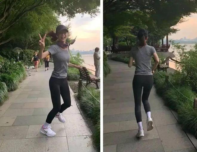 Pg电子：44岁张静初跑步10年平均配速540网友：这速度真厉害(图4)