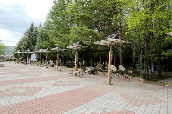 呼中区迎来第二代智能全民健身路径(图2)