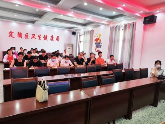 定陶区开展全民健康生活方式指导员培训班(图1)